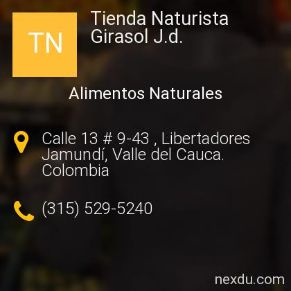 Tienda Naturista Girasol . en Jamundí - Teléfonos y Dirección