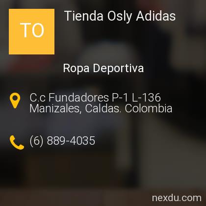 Tienda Osly Adidas en Manizales - Teléfonos y Dirección