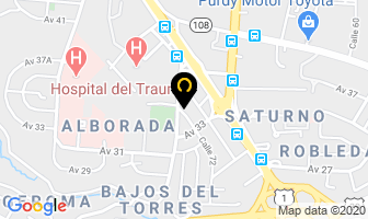 Mapa de Abc Monitoreo en San José