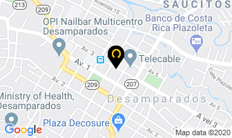 Mapa de Acamude en Desamparados