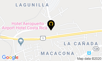 Mapa de Airport Backpacker Hotel en Alajuela