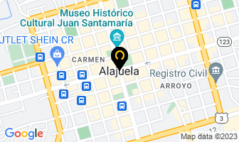 Mapa de Alajuela en Alajuela