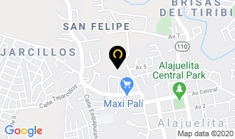 Mapa de Allo Rental _ Andamios, Equipos & Maquinaria en San José