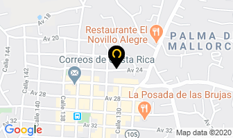 Mapa de Ana´s Cake Factory en Escazú