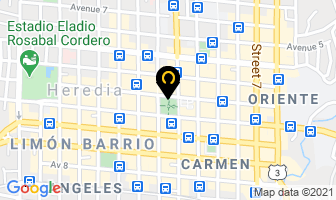 Mapa de Andrea's SalÓn & Spa en Heredia Central