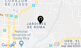 Mapa de Apart-hotel Roma en Heredia