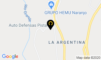 Mapa de Auto Defensas Pista en Alajuela