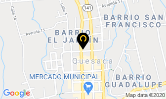 Mapa de Auto Repuestos Chacón en San Carlos