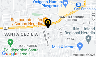 Mapa de B&Amp;N Harmony Spa en Heredia