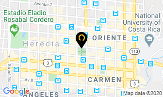Mapa de Bar La Herediana en Heredia Central