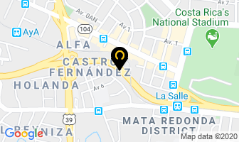 Mapa de Barbería,salón Y Academia Kabod en San José