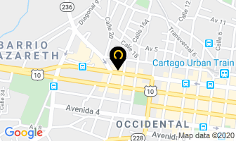 Mapa de Bordados Adin en Cartago