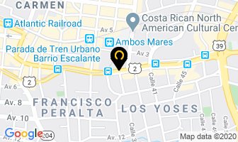 Mapa de Boutique La Puerta en San José