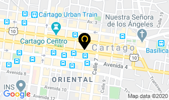 Mapa de Bufete Martinez Leiva en Cartago