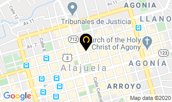 Mapa de Bufete Villegas en Alajuela
