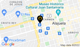 Mapa de Casa De Empeños La Central en Alajuela