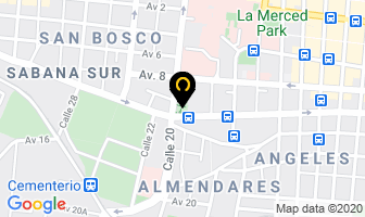 Mapa de Cementerio Extranjero en San José