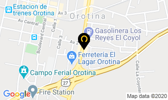 Mapa de Central De Baterías Orotina en Orotina