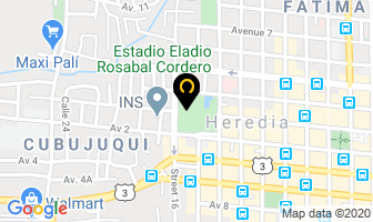 Mapa de Central De Bomberos Heredia en Heredia Central