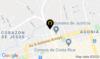Mapa de Centro Baby Smart en Alajuela