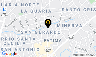 Mapa de Centro De Las Cortinas en Guadalupe