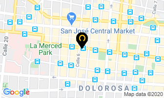 Mapa de Centro De Repuestos Arce en San José