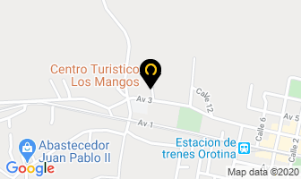 Mapa de Centro Turistico Los Mangos en Orotina