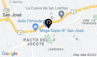 Mapa de Cerrajeria Roca en Alajuela