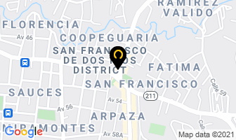 Mapa de Cerrajeria Stephannia en San José