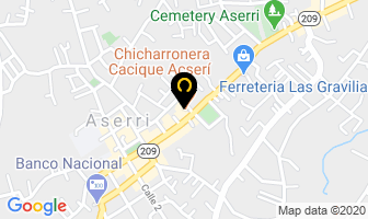 Mapa de Chicharronera Cacique Acseri en Aserrí