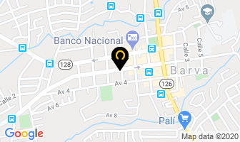 Mapa de Ciclo Barva en Barva