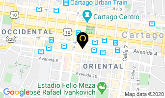 Mapa de Clinica Aguilar en Cartago