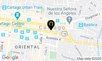 Mapa de Clínica Dental Dra. Marlyn Vargas en Cartago
