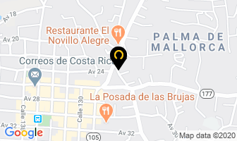 Mapa de Clinica Dental Drs Solis Garrido en Escazú