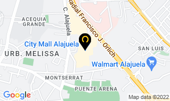 Mapa de Clínica Geriátrica Alajuela Dr. Alexander González Rivera en Alajuela