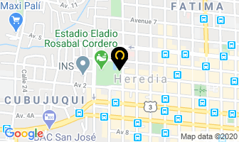 Mapa de Clinica Santa Fe en Heredia Central