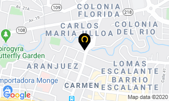 Mapa de Colegio Mexico en San José