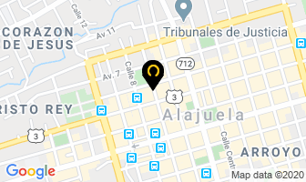 Mapa de Computación Quirós en Alajuela