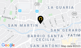Mapa de Constructora Guzman en San Vicente