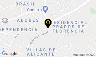 Mapa de Contenedores C & S en Alajuela