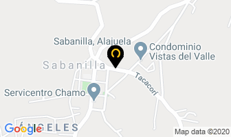 Mapa de Corporacion Rubertplast De C.a en Sabanilla