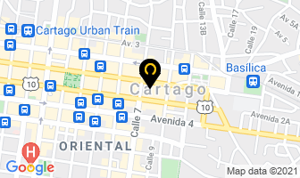 Mapa de Creaciones Mi Emma en Cartago