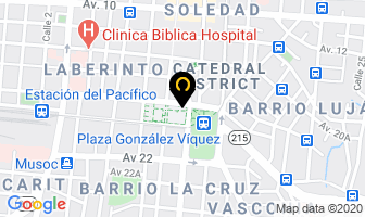 Mapa de D B Plus en San José