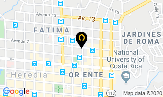 Mapa de Digital Suministros en Heredia