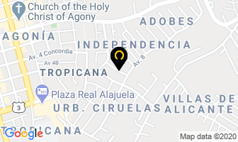 Mapa de Diseño Del Tiempo en Alajuela