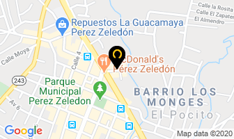 Mapa de Distribuidora Amanecer en Pérez Zeledón