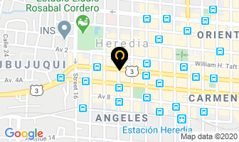 Mapa de Distribuidora Herediana De Llantas S.a. en Heredia Central