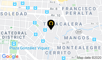 Mapa de Dos Pinos en San José