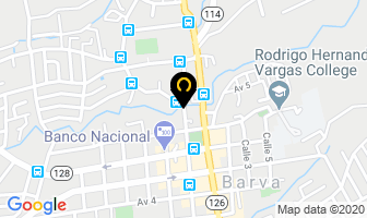 Mapa de Dr. Guillermo Saenz Fuentes en Barva