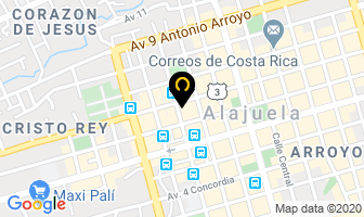 Mapa de Dra. María Vanessa Gomez Oses en Alajuela